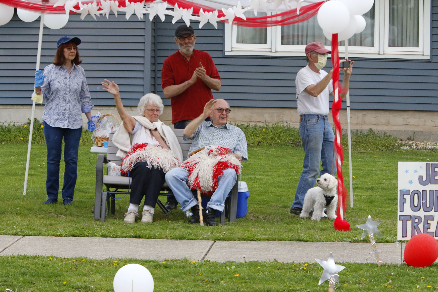 Jesse and Priscilla Jones celebrate their 72nd anniversary